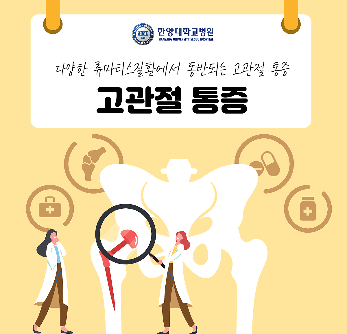 다양한 류마티스질환에서 동반되는 고관절 통증